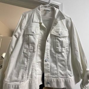 White Jean jacket